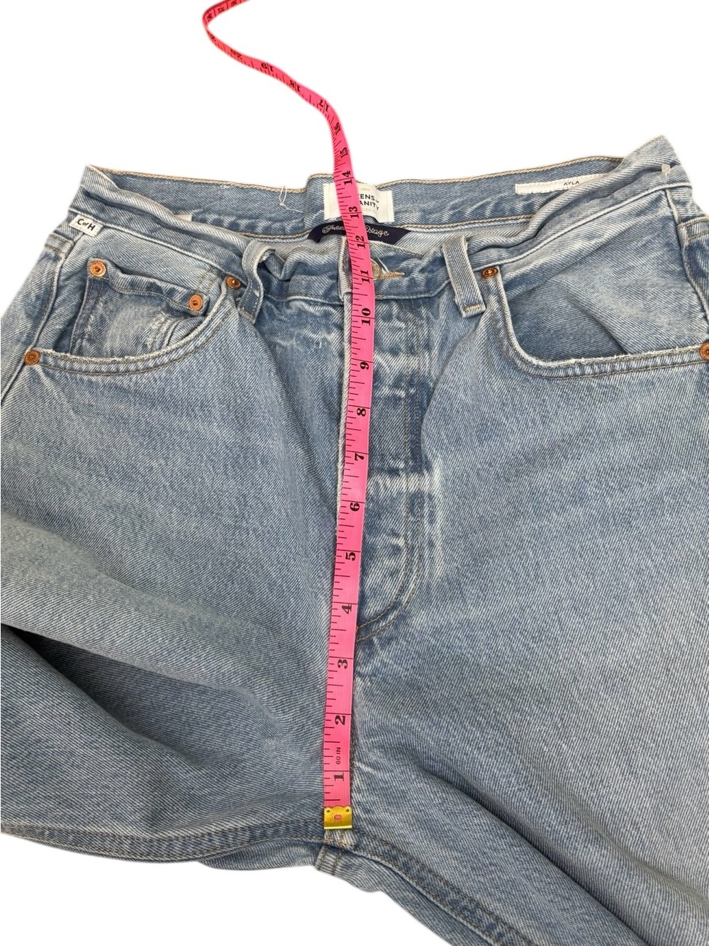 Citizens of Humanity Ayla Baggy Jeans in Skylights size 27 - Picture 7 of 15